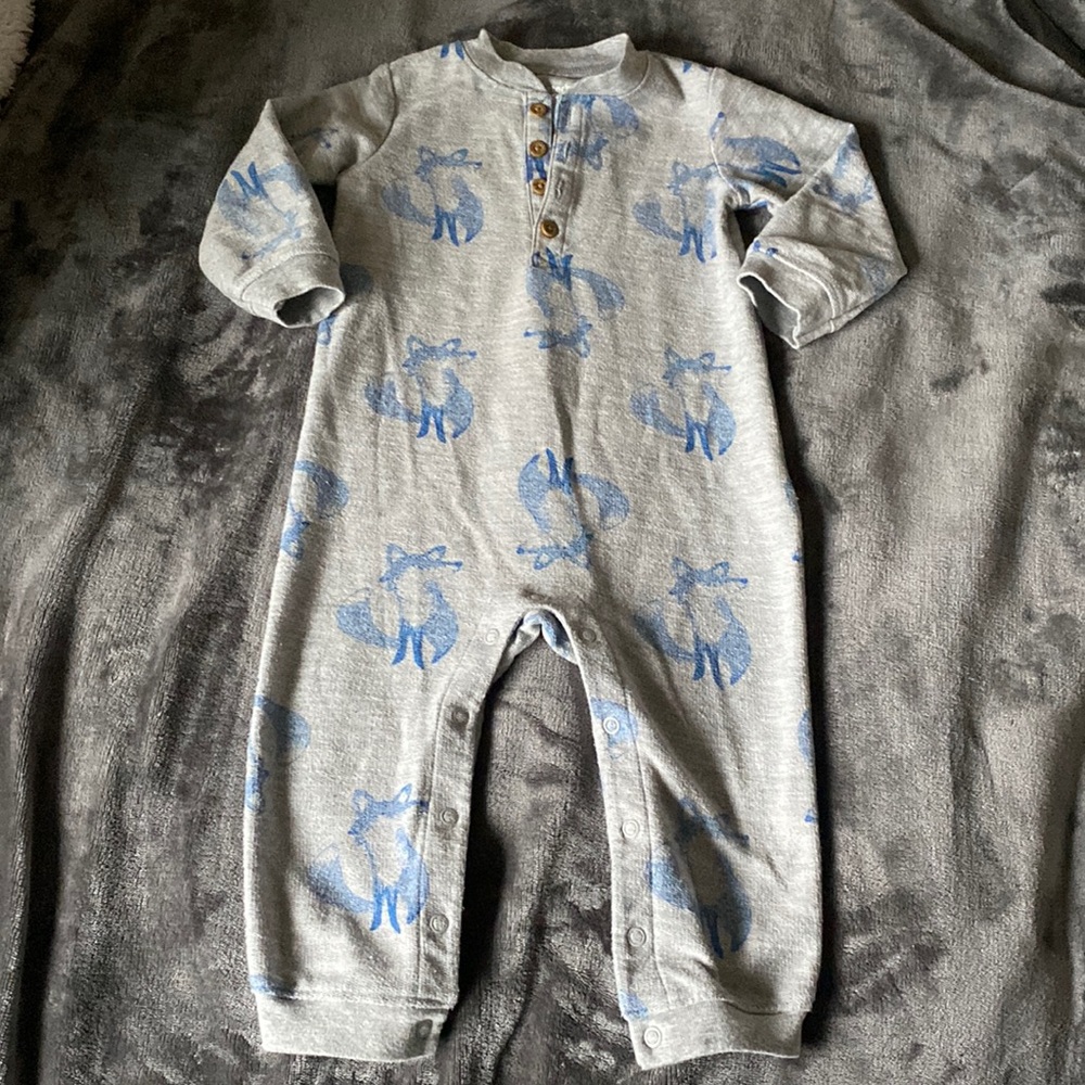 Carter’s French Terry One piece Fox Print 18M